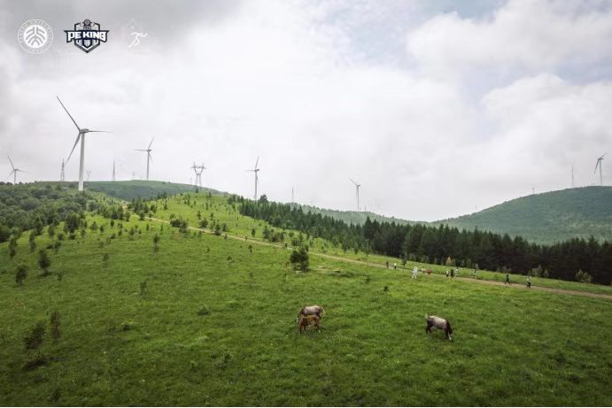 工作人员和志愿者合影